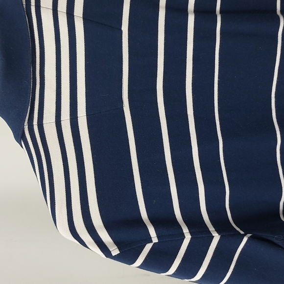 Nautica Men's Large Blue & White Striped Polo Shirt - Picture 6 of 6
